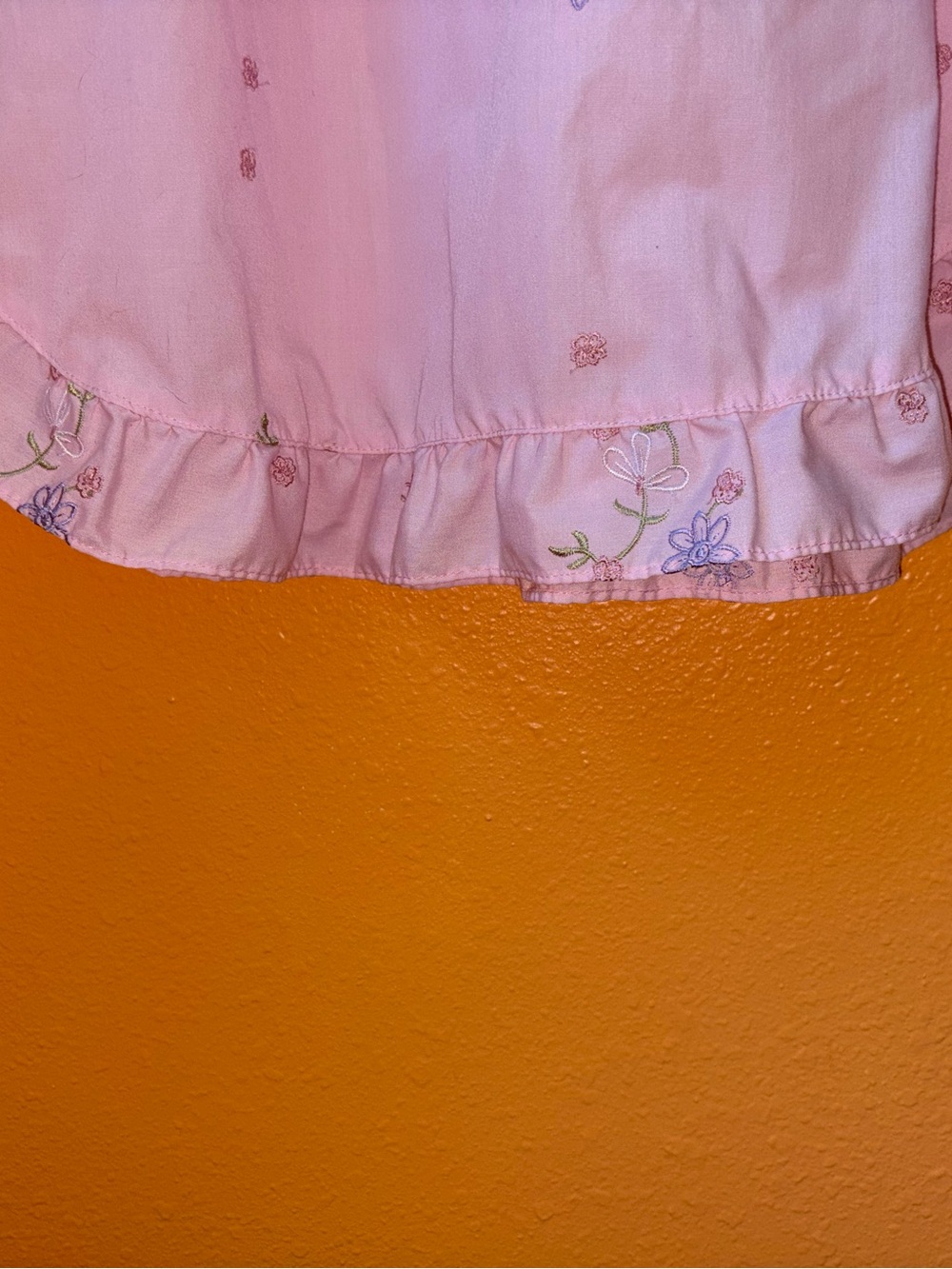 Unbranded Vintage Soft Pink Embroidered Cotton Nightie - Picture 6 of 6